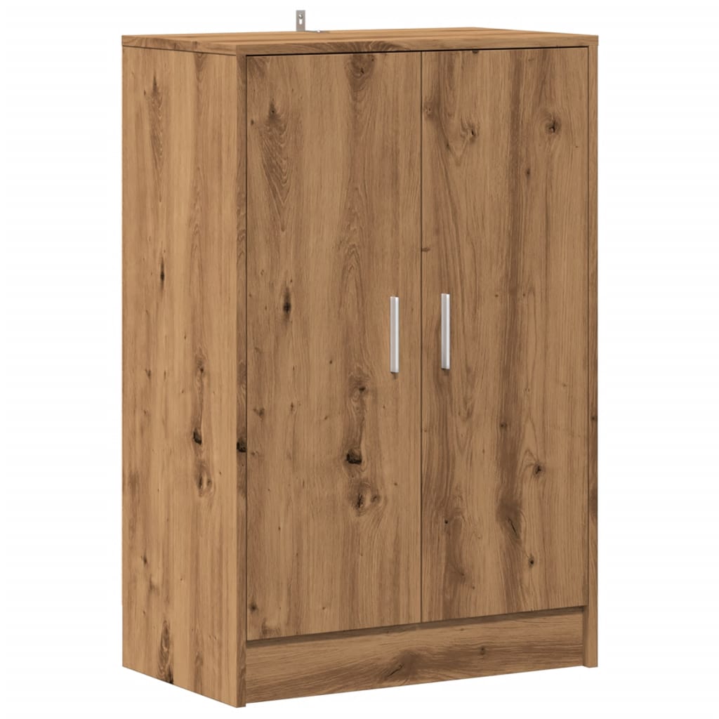 Vidaxl Schong Cabinet 60333X92 CM verschafft Holz Kameran Oakfaarf