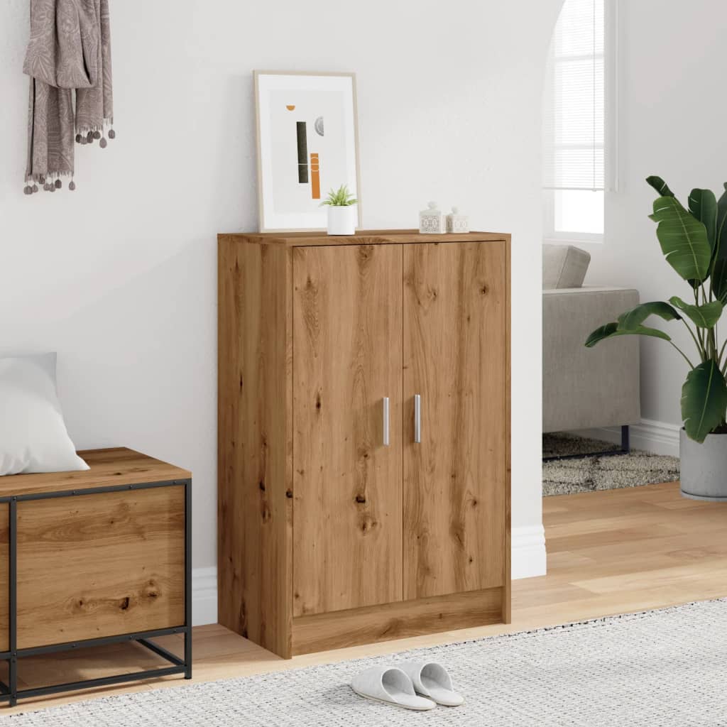 Vidaxl Schong Cabinet 60333X92 CM verschafft Holz Kameran Oakfaarf