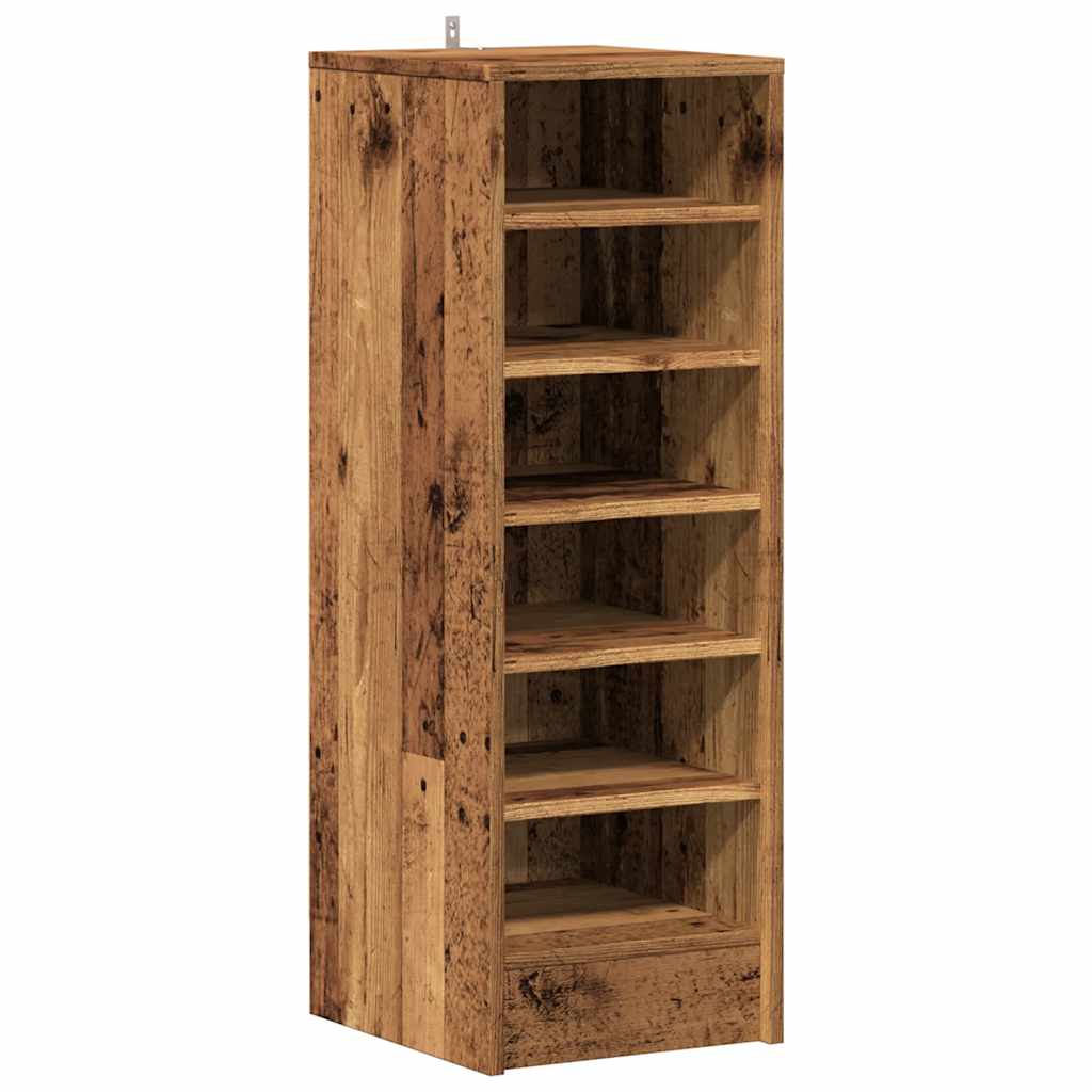 Vidaxl Cabinet da scarpe 32x35x92 cm in legno di legno a colori