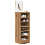 VidaXL Shoe cabinet 32x35x92 cm processed wood artisanal oak color