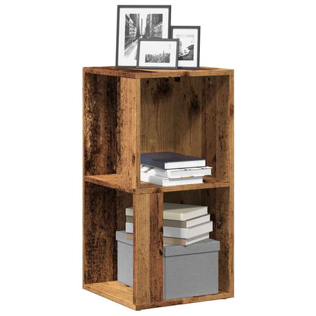 Vidaxl hoekkast 33x33x67 cm bewerkt hout oud houtkleurig