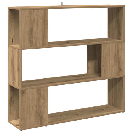 Vidaxl boekenkast kamerscherm 100x24x94 cm artisanaal eikenkleur