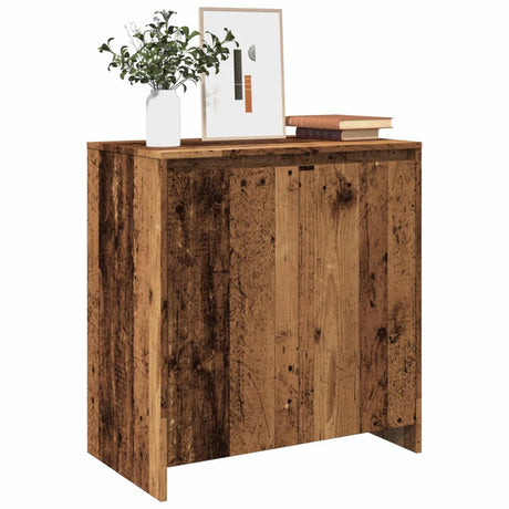 Vidaxl dressoir 70x41x75 cm bewerkt hout oud houtkleurig