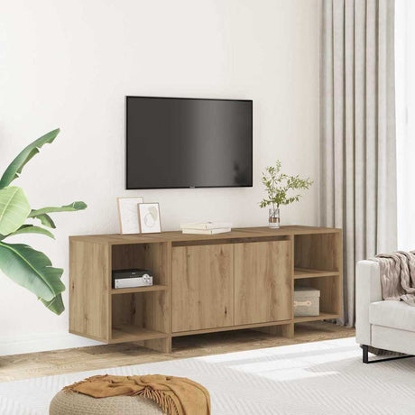Vidaxl tv-meubel 130x35x50 cm bewerkt hout artisanaal eikenkleur