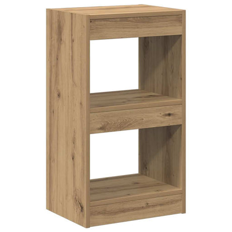 Vidaxl boekenkast kamerscherm 40x30x72 cm artisanaal eikenkleur