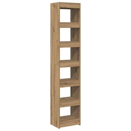 Vidaxl boekenkast kamerscherm 40x30x198 cm artisanaal eikenkleur