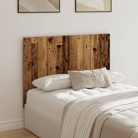 Vidaxl hoofdeinde 120x1,5x80 cm bewerkt hout oud houtkleurig