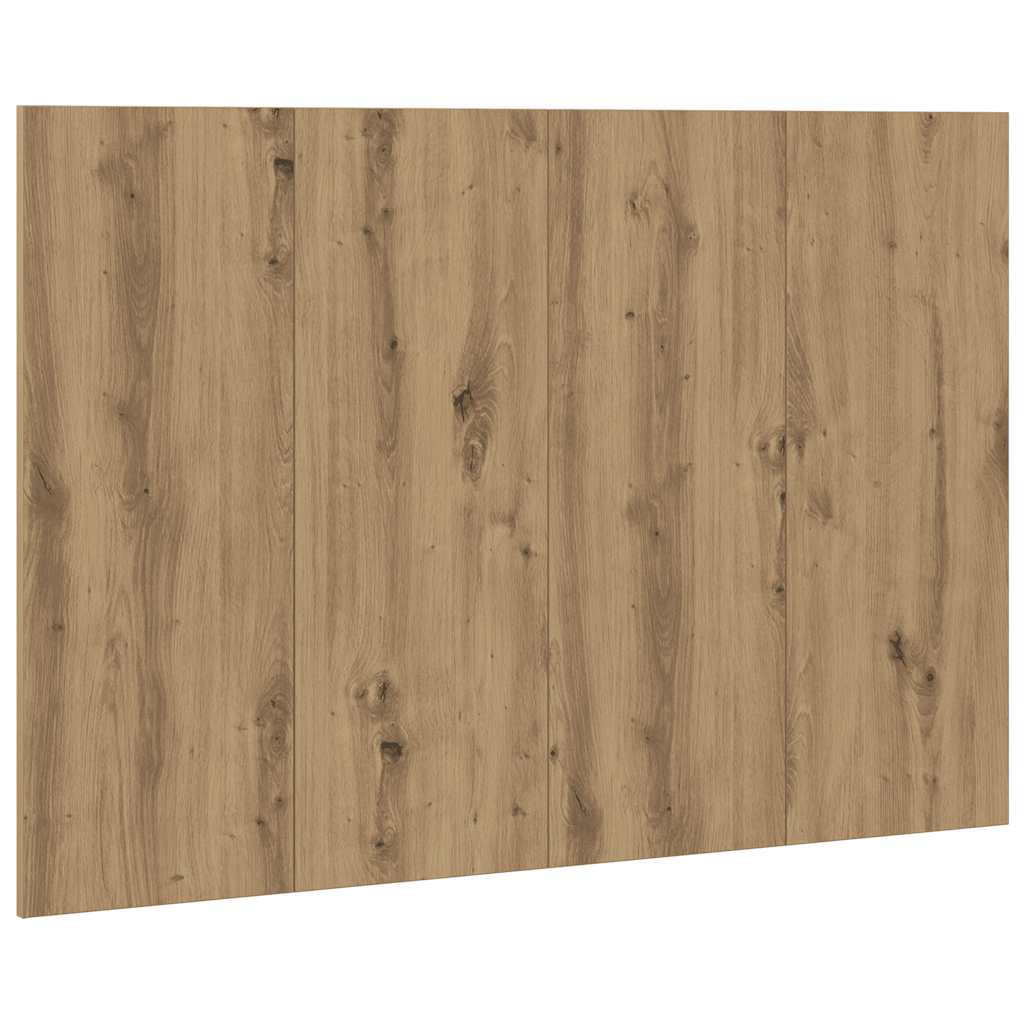 Vidaxl hoofdeinde 120x1,5x80 cm bewerkt hout artisanaal eikenkleur
