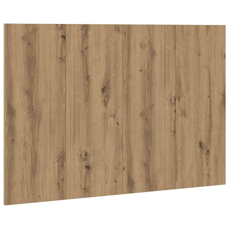 Vidaxl hoofdeinde 120x1,5x80 cm bewerkt hout artisanaal eikenkleur