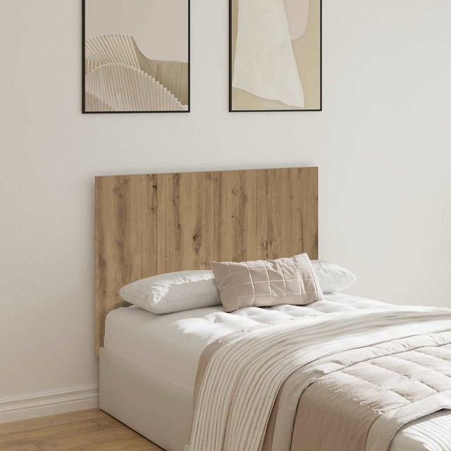 Vidaxl hoofdeinde 120x1,5x80 cm bewerkt hout artisanaal eikenkleur