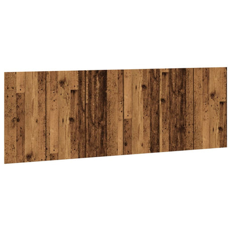 Vidaxl hoofdbord wandmodel 240x1,5x80 cm bewerkt hout oud houtkleurig