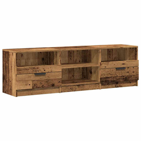 Vidaxl tv-meubel 150x33,5x45 cm bewerkt hout oud houtkleurig