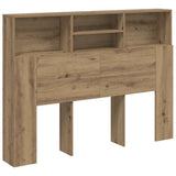 Vidaxl hoofdbordkast artisan eiken 140x19x103,5 cm