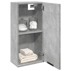 Vidaxl badkamerkast wandgemonteerd 32x20x67 cm betongrijs