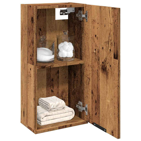 Vidaxl badkamerkast wandgemonteerd 32x20x67 cm oud houtkleurig