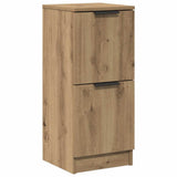Vidaxl dressoir 30x30x70 cm bewerkt hout artisanaal eikenkleur