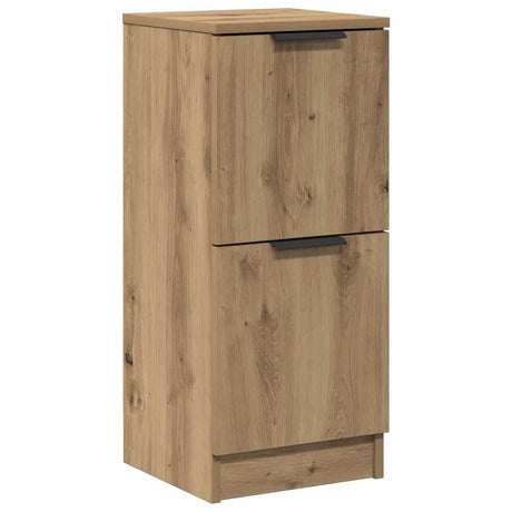 Vidaxl dressoir 30x30x70 cm bewerkt hout artisanaal eikenkleur