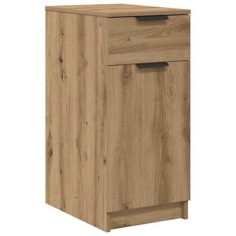 Vidaxl bureaukast 33x50x75 cm bewerkt hout artisanaal eikenkleurig