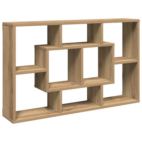 Vidaxl wandplank artisan eiken 85x16x52,5 cm bewerkt hout