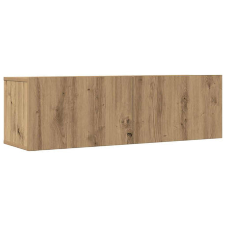 Vidaxl tv-meubels 2 st wandgemonteerd 100x30x30 cm artisanaal eiken