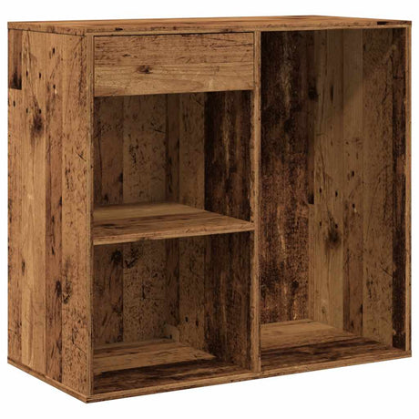 Vidaxl cosmeticakast 80x40x75 cm bewerkt hout oud houtkleurig