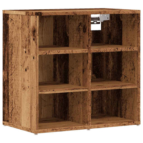 Vidaxl schoenenkast 52x30x50 cm oud houtkleurig