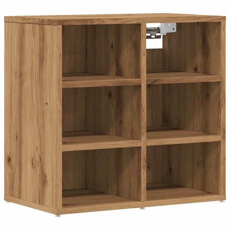 Vidaxl schoenenkast 52x30x50 cm artisanaal eikenkleur