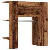 Vidaxl halmeubel 97,5x37x99 cm bewerkt hout oud houtkleurig