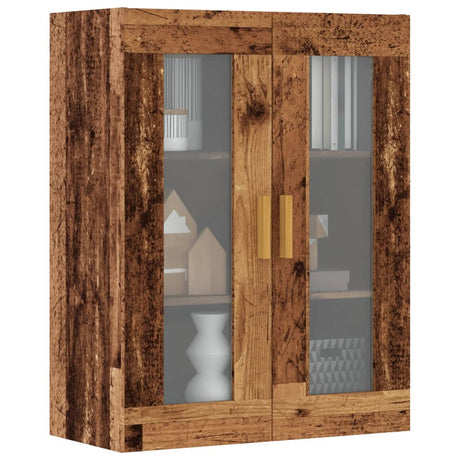 Vidaxl bovenkast 69,5x34x90 cm oud houtkleurig