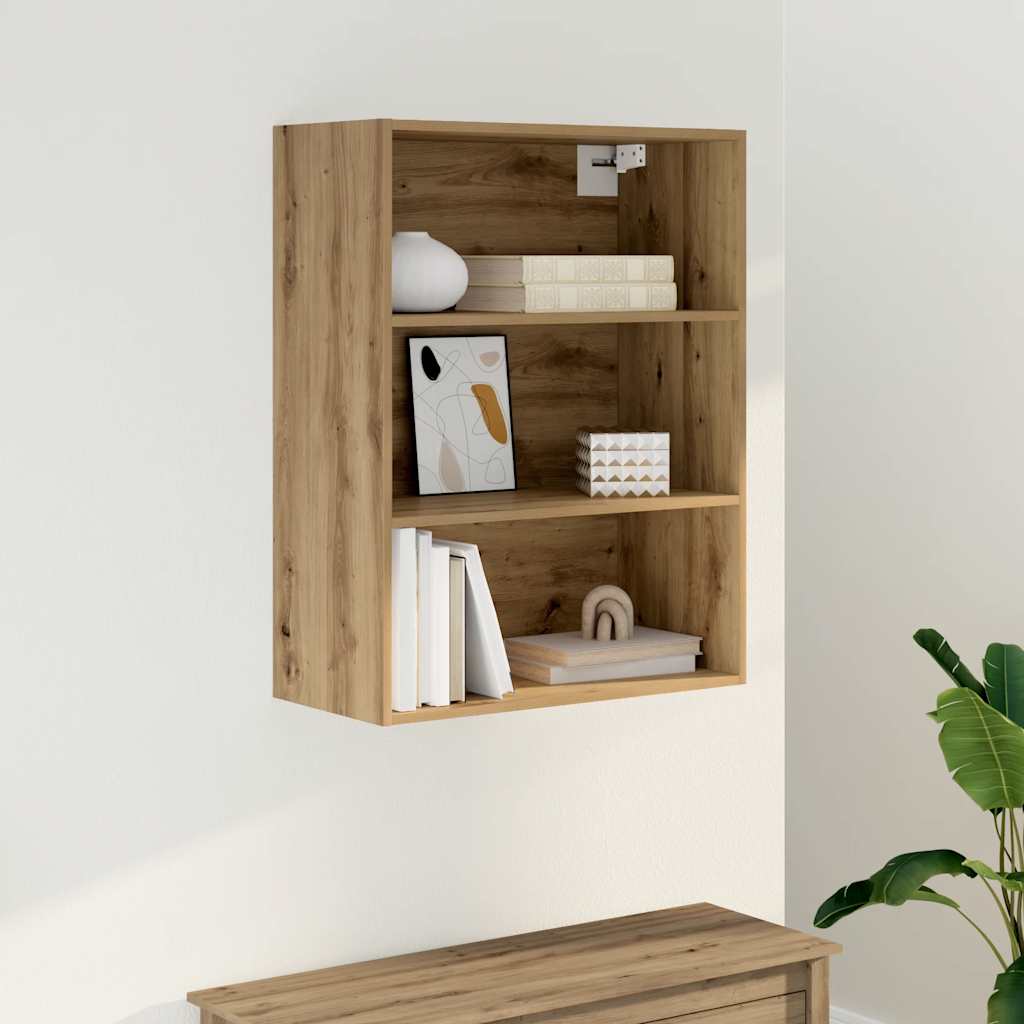 Vidaxl bovenkast 69,5x32,5x90 cm artisanaal eikenkleur