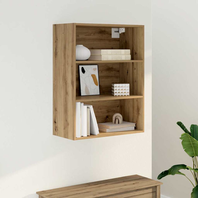 Vidaxl bovenkast 69,5x32,5x90 cm artisanaal eikenkleur