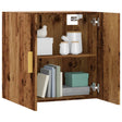 Vidaxl wandkast 60x31x60 cm bewerkt hout oud houtkleurig