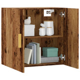Vidaxl wandkast 60x31x60 cm bewerkt hout oud houtkleurig