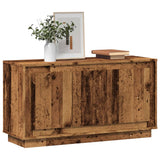 Vidaxl dressoir 102x35x55 cm bewerkt hout oud houtkleurig