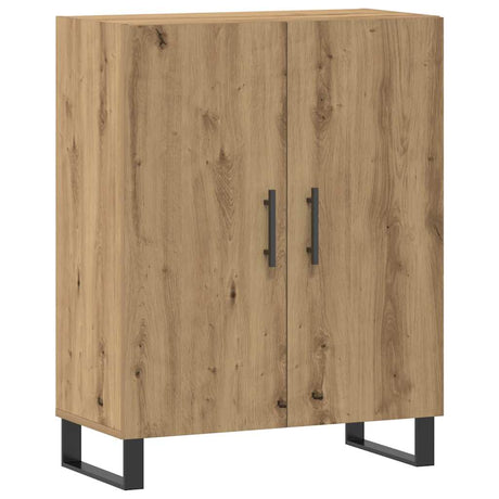 Vidaxl dressoir 69,5x34x90 cm bewerkt hout artisanaal eikenkleur