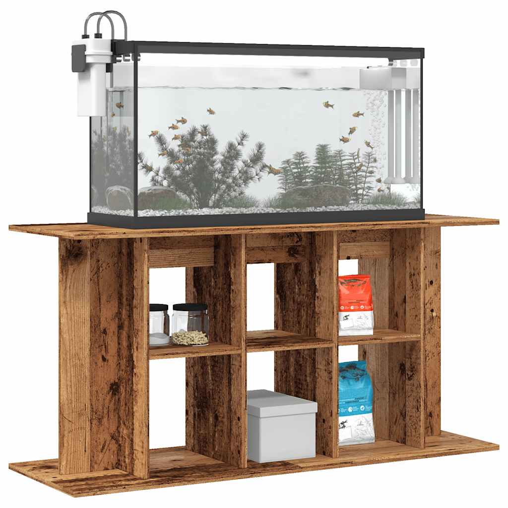 Vidaxl Aquarium Standard 120x40x60 cm Processed wood old wood colored