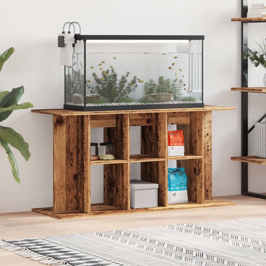 Vidaxl Aquarium Standard 120x40x60 cm Processed wood old wood colored