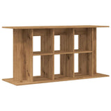 Vidaxl aquariumstandaard 120x40x60 cm bewerkt hout artisanaal eiken