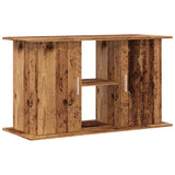 Estándar de Aquarium Vidaxl 101x41x58 cm de madera procesada de madera vieja