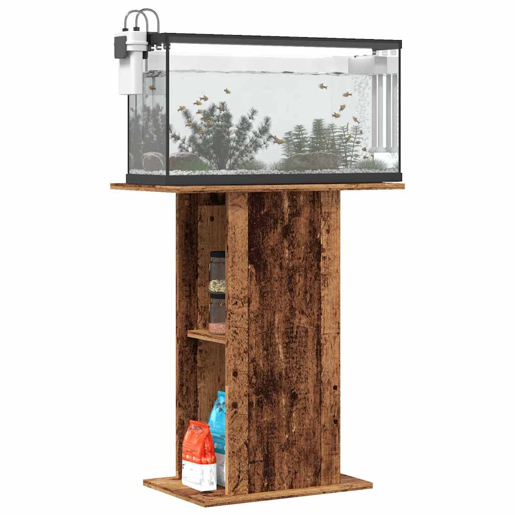 Vidaxl Aquarium Standard 36x60.5x72.5 CM verschafft Holz alen Holzaarf faarweg