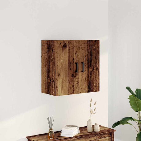 Vidaxl wandkast 60x31x60 cm bewerkt hout oud houtkleurig