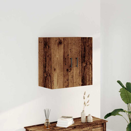 Vidaxl wandkast 60x31x60 cm bewerkt hout oud houtkleurig