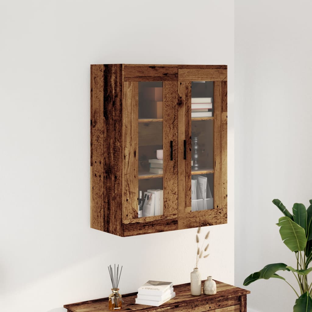 Vidaxl wandkast 69,5x34x90 cm oud houtkleurig