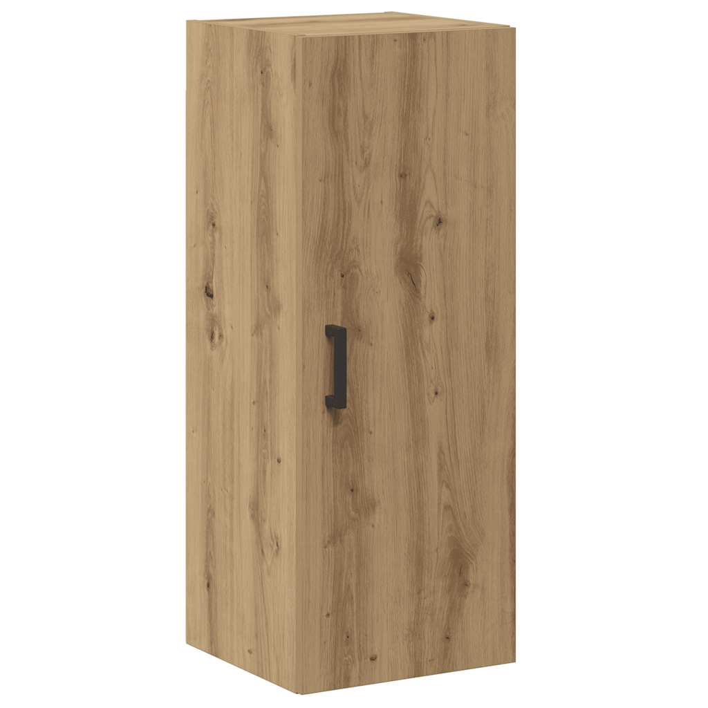 Vidaxl wandkast 34,5x34x90 cm bewerkt hout artisanaal eikenkleur