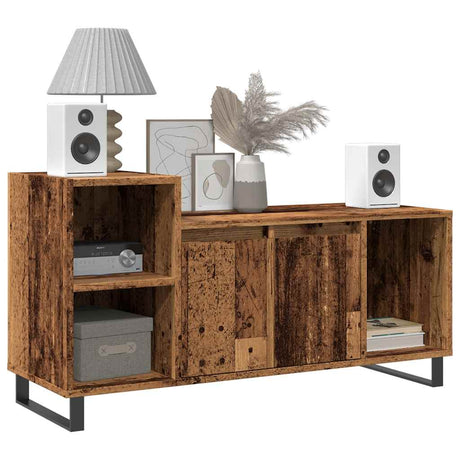 Vidaxl tv-meubel 100x35x55 cm bewerkt hout oud houtkleurig