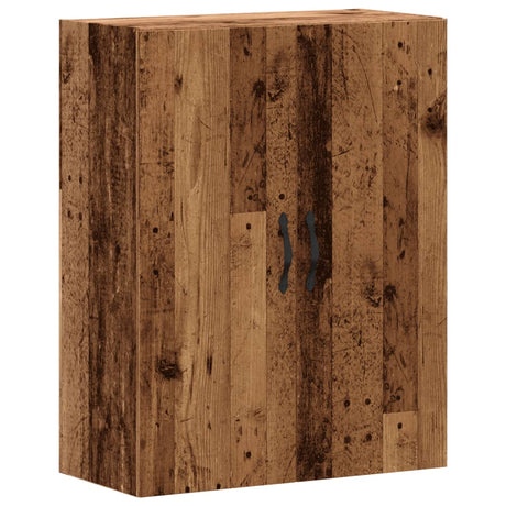 Vidaxl wandkast 69,5x34x90 cm bewerkt hout oud houtkleurig