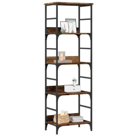 Vidaxl boekenkast 50x33x153 cm bewerkt hout oud houtkleurig