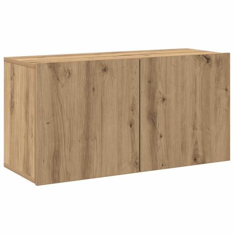 Vidaxl tv-meubel wandgemonteerd 80x30x41 cm artisanaal eikenkleurig