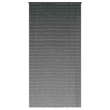 Vidaxl insectengordijn 100x220 cm bamboe donkergrijs