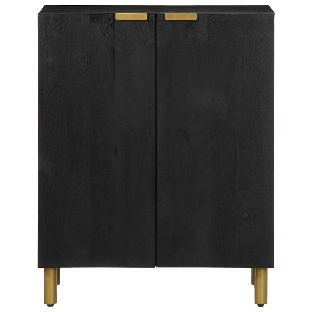 Vidaxl dressoir 60x33x75 cm bewerkt hout zwart